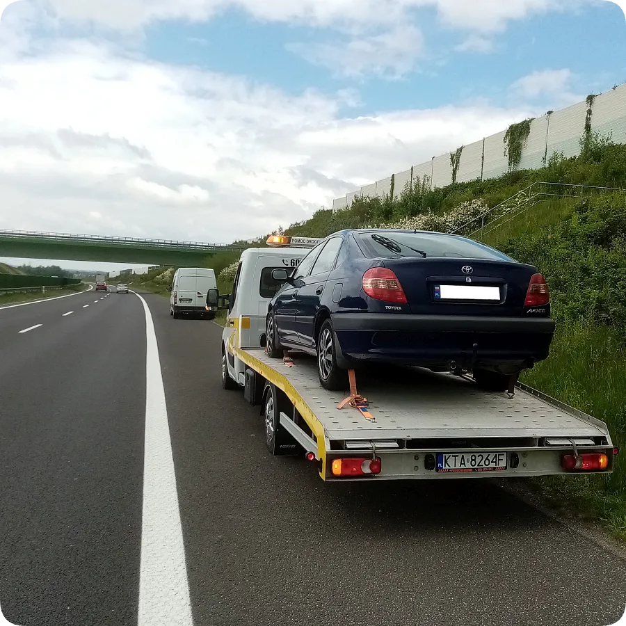 Określenie lokalizacji na drodze (autostrada, droga krajowa)