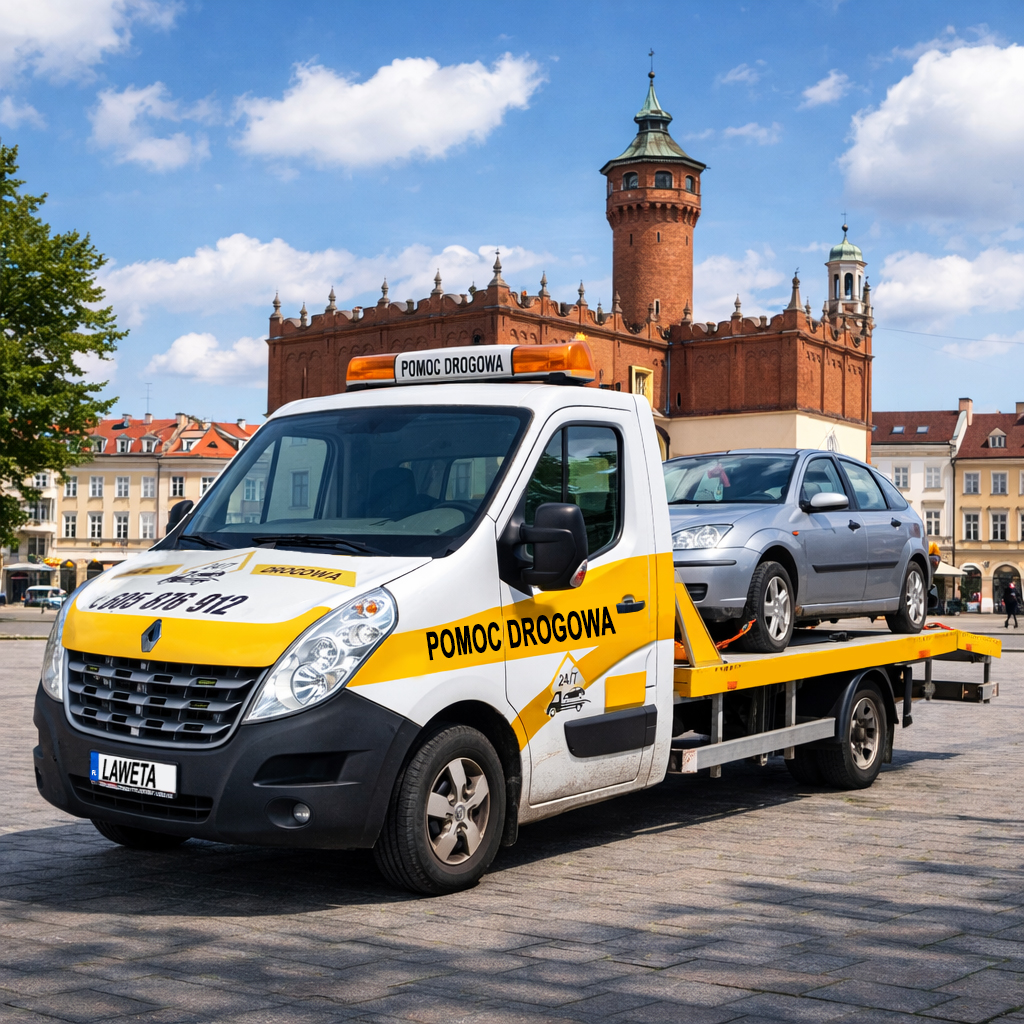 pomoc drogowa Tarnów – laweta 24h szybki dojazd