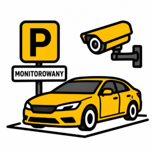 Monitorowany parking dla pojazdów po awarii lub kolizji
